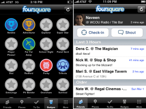 O MVP do Foursquare foi lançado com uma única funcionalidade. TechCrunch.com/Reprodução.