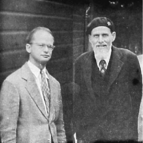 Warren Macculloch e Walter Pitts em 1949. Reprodução Semantic Scholar.