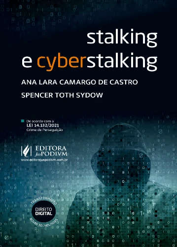 Capa do livro "Stalking e Cyberstalking", de Spencer Toth Sydow.