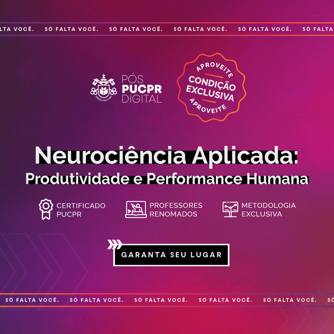 Um fundo roxo com as palavras neurociencia aplicada nele